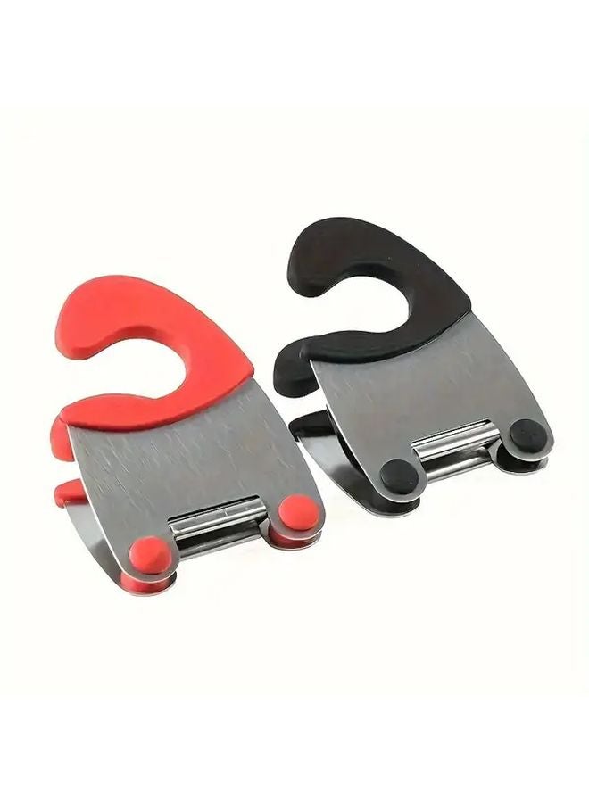 1pc Stainless Steel Pot Clip With Spoon Rest Anti Scald Kitchenware Support Rack - Image 1